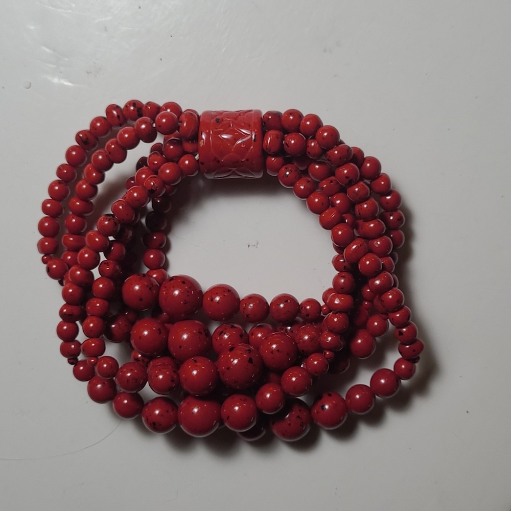 6 strands stretch bracelet